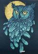 ЗПТ-013 Owl (30*40 cm), bead embroidery kit of the picture