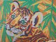 1169 Little Tiger A4, bead embroidery kit of the picture