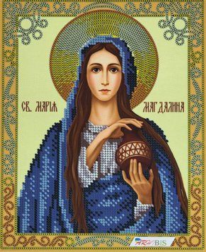А4Р_193 Saint Mary Magdalene (23*19 cm), bead embroidery pattern of a named icon