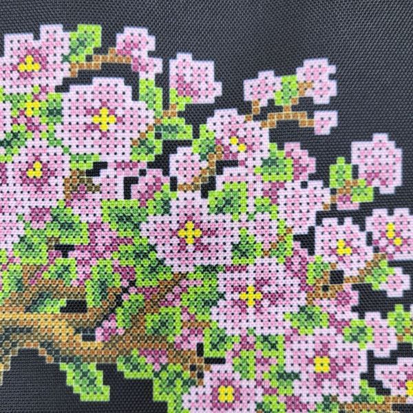 Шоппер_650 Spring - a Book and a House (38*42 cm), bead embroidery kit for a tote bag