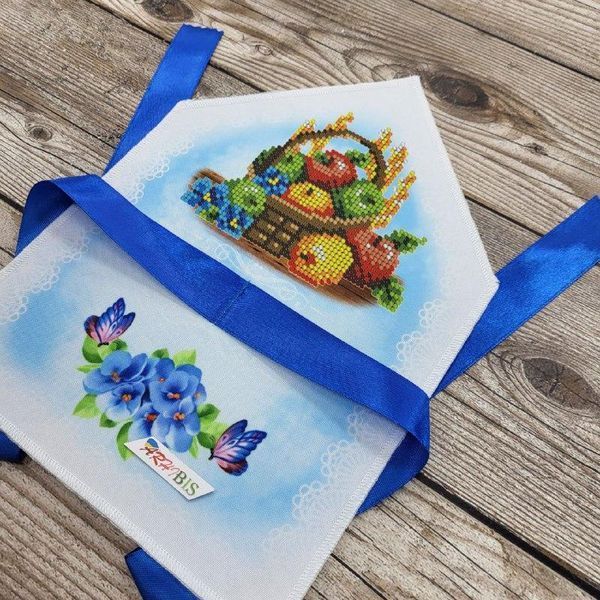 KhSB_001 Kerchief for a Feast of the Transfiguration Bouquet (19*26 cm), bead embroidery blank
