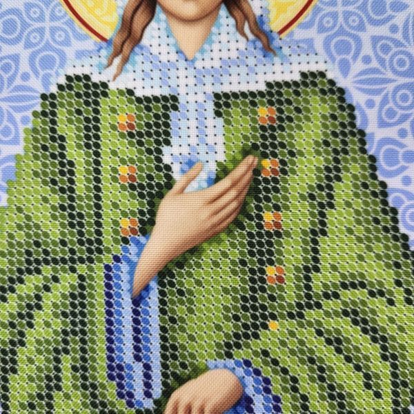 РІ-4077 Saint Xenia (Oksana) (19*23 cm), bead embroidery kit of the named icon