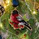 FLK-324 Пташка на калині, набір для вишивки бісером по дереву новорічної прикраси FLK-324 фото 2