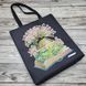 Шоппер_650 Spring - a Book and a House (38*42 cm), bead embroidery kit for a tote bag