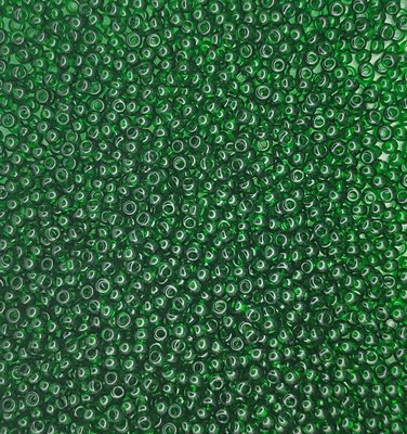 50060 чеський бісер Preciosa 10 грам прозорий зелений Б/50/0548 фото