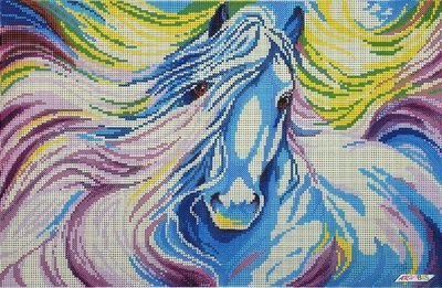 981 Солнечный конь, набор для вышивки бисером картины 981 фото