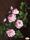 ТК-075 Рожева гілка троянд, набір для вишивання бісером картини ТК-075 фото 3