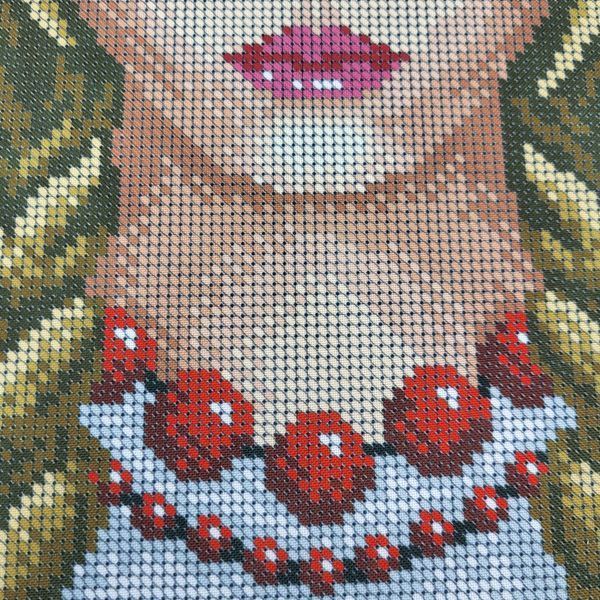 А3Н_516 Summer Girl (36,5*27 cm), bead embroidery kit of the picture