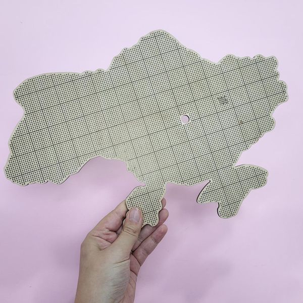 Годинник_106 Карта Украины набор для вышивки бисером по дереву часов Годинник_106 фото
