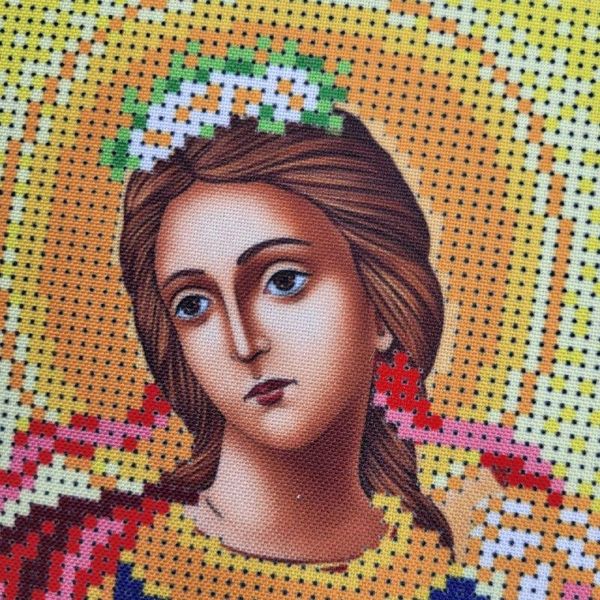 154 Святая Мирослава, набор для вышивки бисером иконы АБВ 00017623 фото