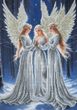 В702 Белоснежные ангелы, набор для вышивки бисером