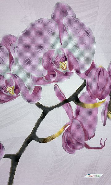 ТК104 Рожева орхідея (триптих), набір для вишивки бісером модульної картини ТК104 фото