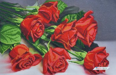 3413 Сім троянд, набір для вишивання бісером картини 3413 фото