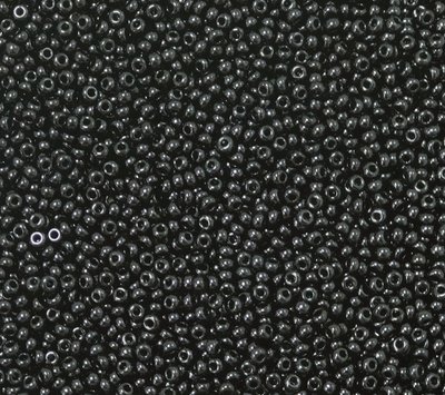 23980 чешский бисер Preciosa 10 грамм керамический черный Б/50/0321 фото