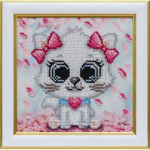 T-1322 Kitty (16*16 cm), bead embroidery pattern