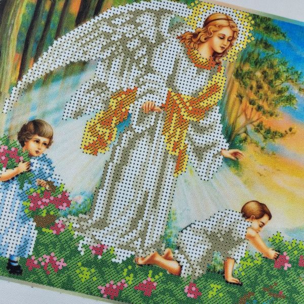 А265 Ангел Хранитель, набор для вышивки бисером иконы А265 фото