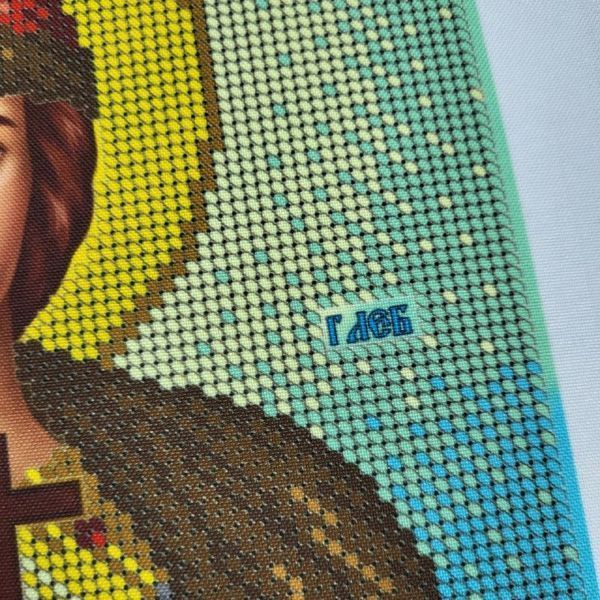 А4Р_409 Saint Prince Gleb (23,5*19 cm), bead embroidery kit of the named icon