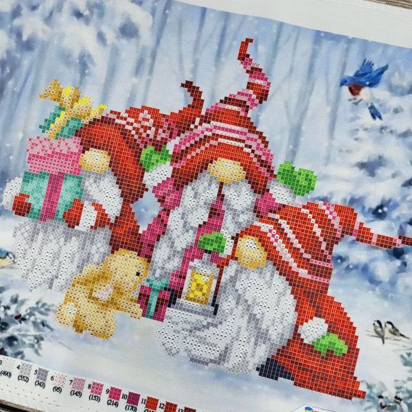 ЗПНМ-016 Gnomes (22*30 cm), bead embroidery kit of the picture