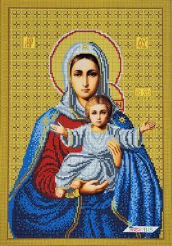 668 Я завжди з Вами і ніхто Вас не скривдить (30*42 см), схема для вишивки бісером ікони схема-ба-668 фото