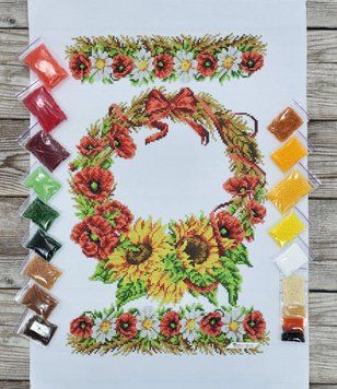 9120 Saviour's Feast Towel (53*37 cm), bead embroidery kit