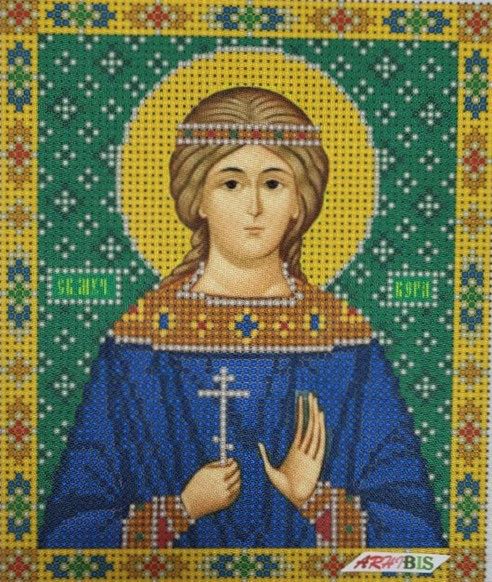 459-94551 Святая мученица Вера, набор для вышивки бисером иконы 459-94551 фото