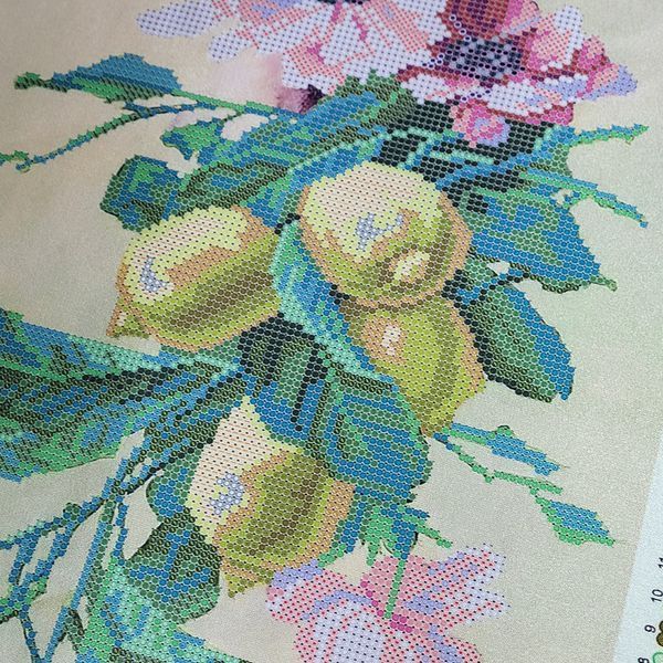 ТК-085 Lemon Bouquet (24*45 cm), bead embroidery pattern of the picture