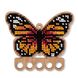 FLK-524 Метелик, набір для вишивки бісером по дереву ялинкової іграшки FLK-524 фото 1
