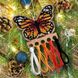 FLK-524 Метелик, набір для вишивки бісером по дереву ялинкової іграшки FLK-524 фото 4