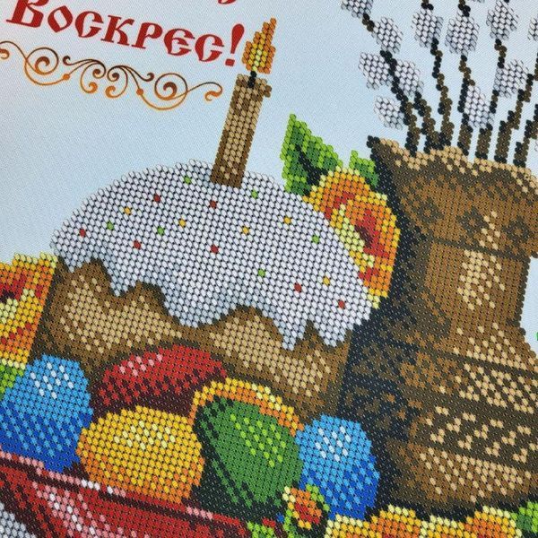 РКВ_037 Easter Towel (33*51 cm), bead embroidery kit