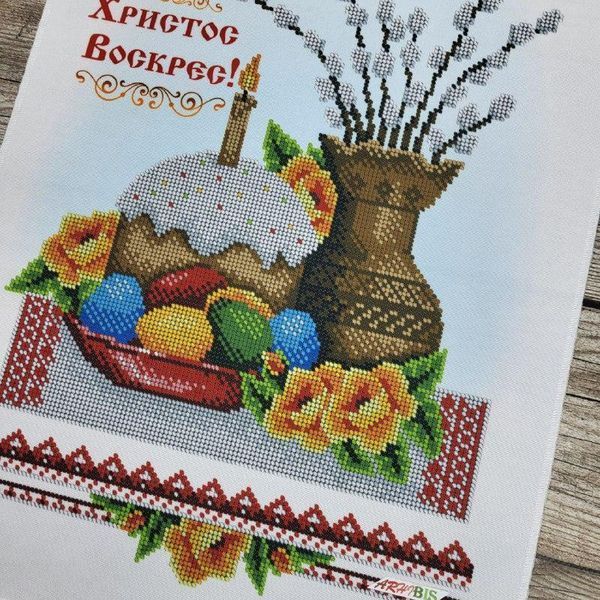 РКВ_037 Easter Towel (33*51 cm), bead embroidery kit