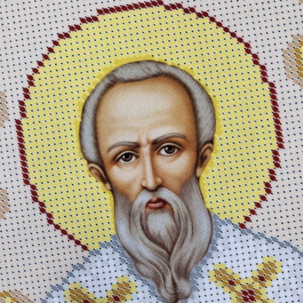 БСР-4160 Saint Rusticus (Ruslan) (19*23 cm), bead embroidery pattern of the icon