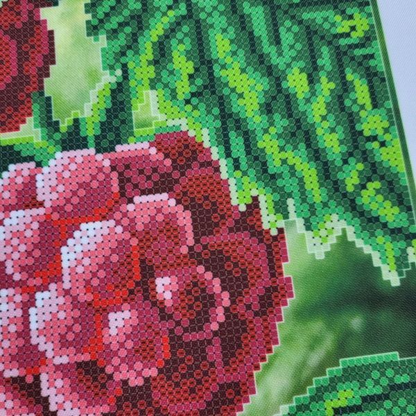 А3Н_587 Raspberry (36,5*27 cm), bead embroidery kit of the picture
