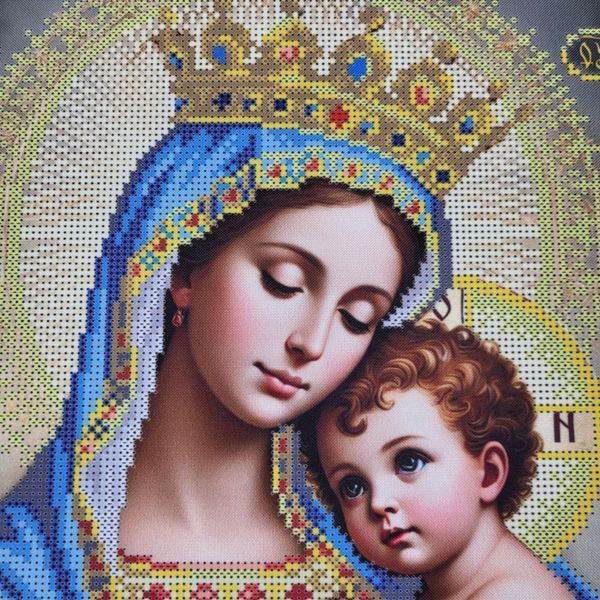 В743 Virgin Mary (30*42 cm), bead embroidery kit of the icon