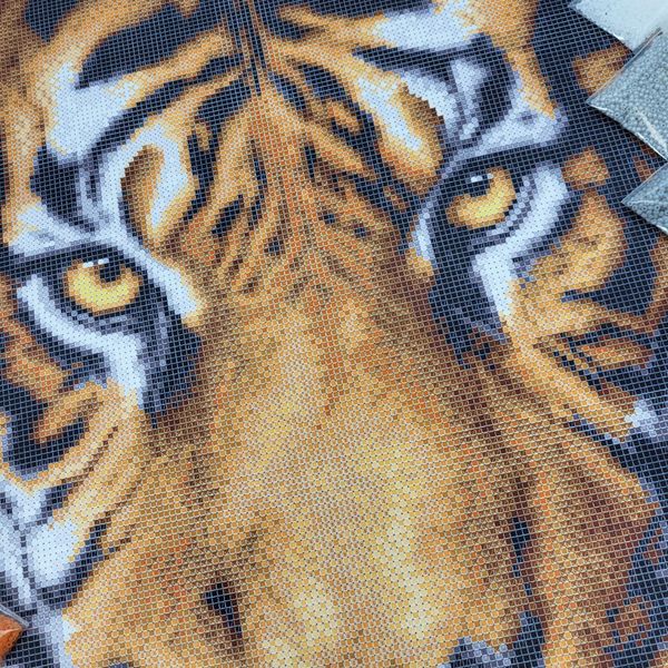 ЗПТ-015 Тигр, набір для вишивання бісером картини ЗПТ-015 фото