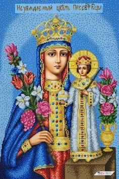 3068 The Unfading Bloom (40*60 cm), bead embroidery kit of the icon