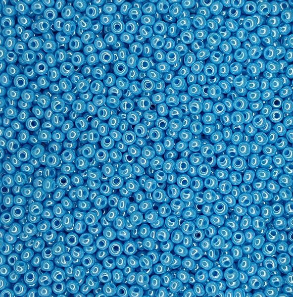 68020 чешский бисер Preciosa 10 грамм жемчужный голубой Б/50/0684 фото