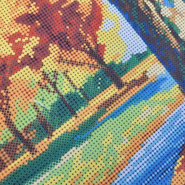 286 Осенний парк А3, набор для вышивки бисером картины 286 фото