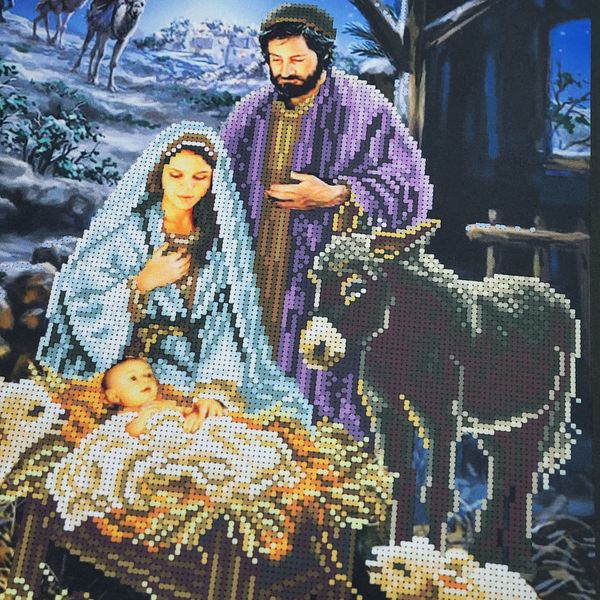 Т-1359 Різдво Христово, набір для вишивання бісером ікони Т-1359 фото