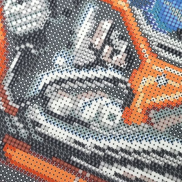 НИК-1442 Harley-Davidson (29*39 cm), bead embroidery kit of a picture with a motorcycle