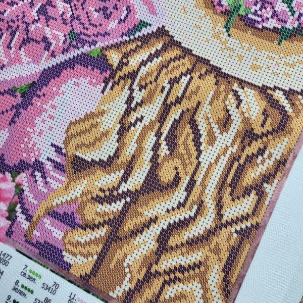 3546 Paris Love (28,1*38,3 cm), bead embroidery kit of the picture