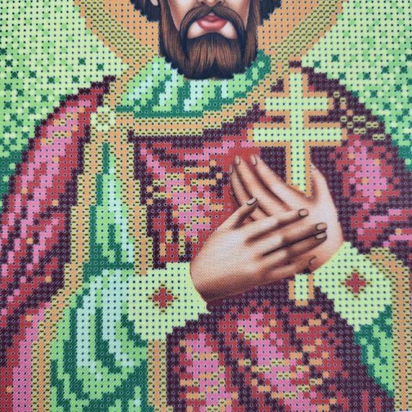 329 Святой Владислав, набор для вышивки бисером именной иконы АБВ 00018435 фото