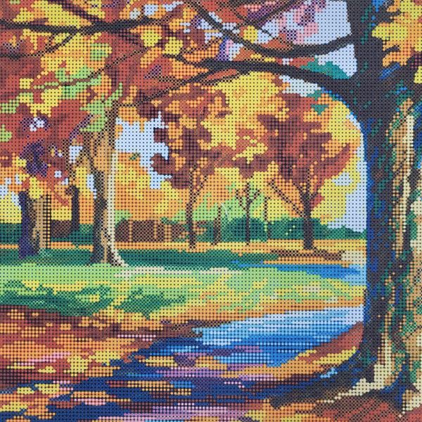 286 Осенний парк, набор для вышивки бисером картины 286-94323 фото