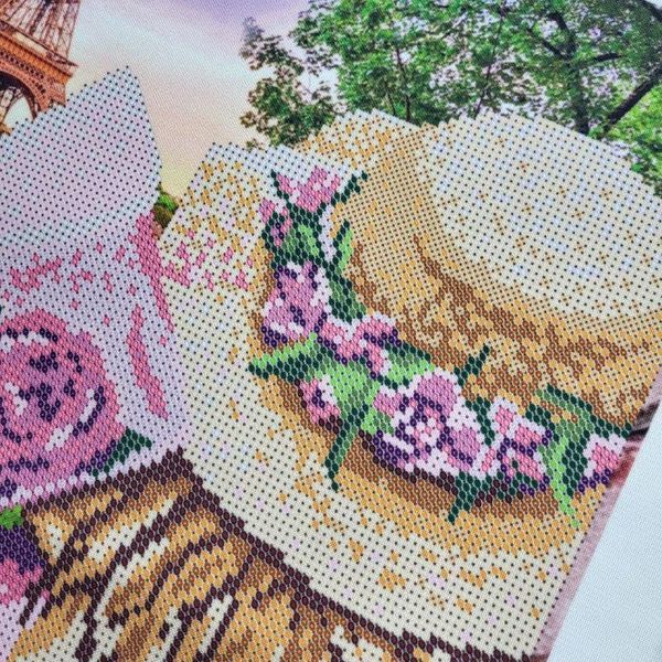 3546 Paris Love (28,1*38,3 cm), bead embroidery kit of the picture