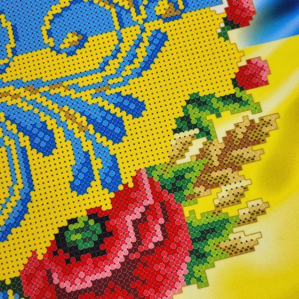 А2Н_055 Ukraine in the Heart (58*41 cm), bead embroidery kit of the picture