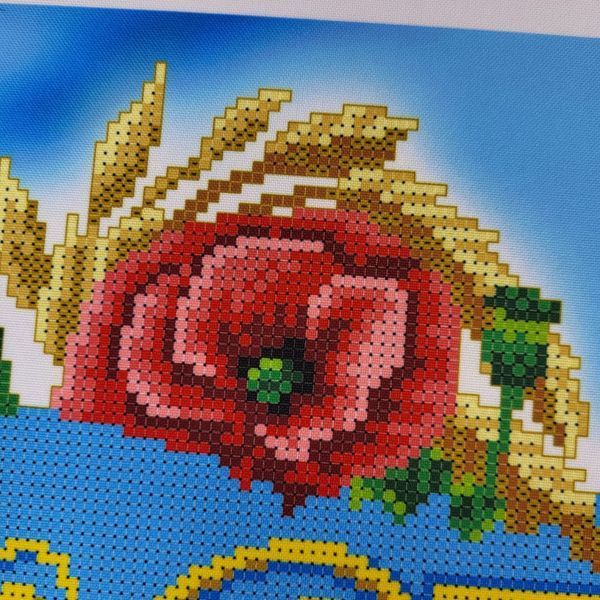 А2Н_055 Ukraine in the Heart (58*41 cm), bead embroidery kit of the picture