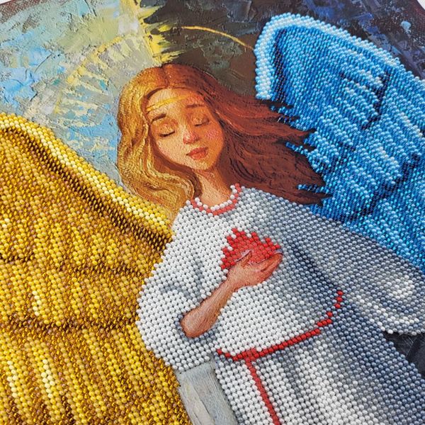 ТА006 Ангел Украины, набор для вышивки бисером картины ТА006 фото