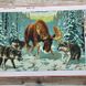 Встреча в лесу, набор для вышивки бисером картины с волками ОР 0080 фото 8