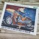 НИК-1442 Harley-Davidson (29*39 cm), bead embroidery kit of a picture with a motorcycle