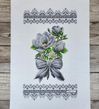 9232 Easter Towel with Magnolias (37*53 cm), bead embroidery kit