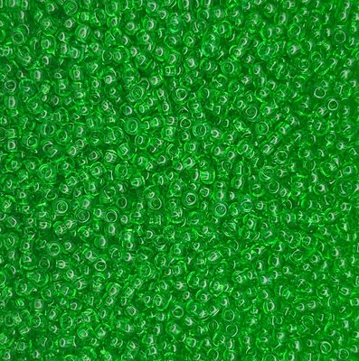 50100 чеський бісер Preciosa 10 грам прозорий зелений світлий Б/50/0550 фото
